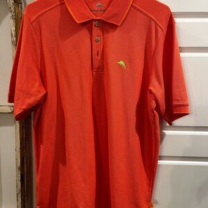 Tommy Bahama Orange Polo Shirt